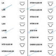 CT1000 Ремень ГРМ