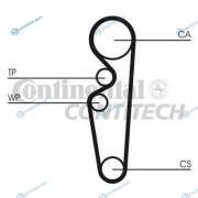 CT729 Ремень ГРМ