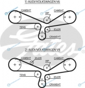 5493XS Ремень ГРМ