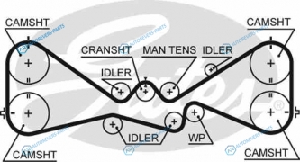 5612XS Ремень ГРМ