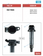 IGC106A Катушка зажигания YEC