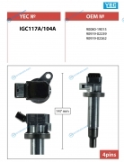 IGC117A Катушка зажигания YEC