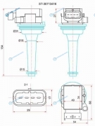 ST-30713416 Катушка зажигания VOLVO S40S70V70XC90 02-12