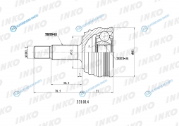 331014 Стойка амортизационная - Excel-G | перед прав
