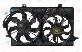 LFK 01270 Эвентиляторы охл. с кожухом (2 вент.) для ам ВАЗ 2170-72 Приора АС Halla