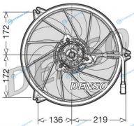 DER21006 Вентилятор радиатора DENSO