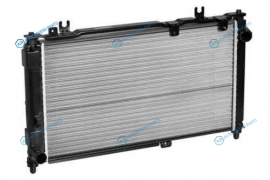 LRc 01900 Радиатор охл. алюм. для ам ВАЗ 2190 ГрантаDatsun on-Do AC± (OVAL-TUBE)