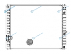 LRc 14F0A Радиатор охл. для ам Infiniti FX35QX70 (08-) G