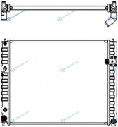 32518501 Радиатор системы охлаждения