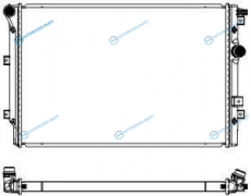34718502 Радиатор системы охлаждения