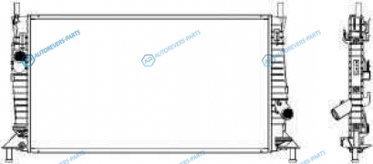 33011027 Радиатор системы охлаждения