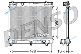 DRM50008 Радиатор охлаждения ДВС DENSO