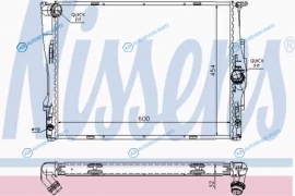 NS60786A_радиатор системы охлаждения!| BMW 1|3 E87|E90 1.6-2.0 04>