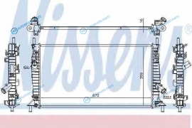 NS62017A_радиатор системы охлаждения!| Mazda 3| Ford Focus II|C-Max 1.4-2.0 03>
