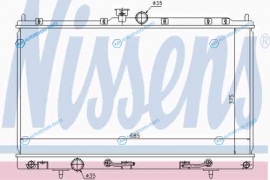 NS62894_радиатор системы охлаждения! МКПП АКПП| Mitsubishi Lancer 1.3|1.6|2.0 | 02>