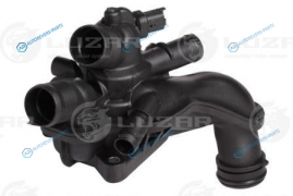 LT 20Z8 Термостат в сборе для ам PSA 308 (07-)C4 (10-) 1.6i MТ (рифленые патрубки и два датчика)