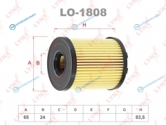 LO-1808 Фильтр масляный (вставка)