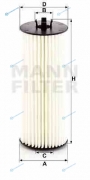 HU 60081 Z Фильтр масляный