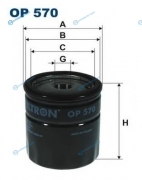 OP570 Фильтр масляный OPEL