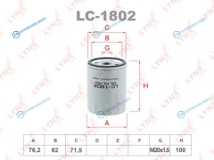 LC-1802 Фильтр масляный