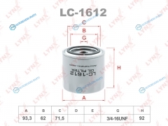 LC-1612 Фильтр масляный