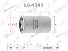 LC-1343 Фильтр масляный