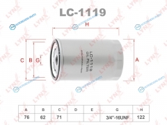 LC-1119 Фильтр масляный