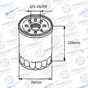OF0405 Фильтр масляный Avantech