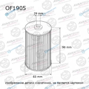 OF1905 Фильтр масляный Avantech