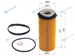 ST-11427808443 Фильтр масляный (картридж) BMW X5 E70 N57 06-13X6 E71 10-145-SERIES F10F11F07 10-167-SERIES