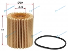 ST-04152-31080 Фильтр масляный (картридж) LEXUS IS250.GS 3GR-FE. 2-4.5GR-FSE. 2AD-FTV 03-
