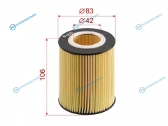 50 0135 66 Фильтр масляный BMW 5(E39)5(E60)3(E46)X3(E83)M52B25M54B25