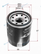 ST-AY100-NS006 Фильтр масляный NISSAN VK. VQ30DE.VG33E.TB. VH41DE