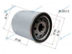 ST-9808867880 Фильтр масляный PEUGEOT BOXER 06-CITROEN JUMPER 06-