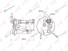 LF-979M Фильтр топливный