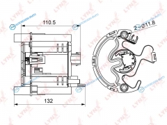 LF-248M Фильтр топливный
