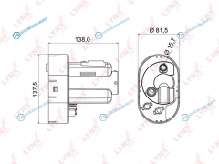 LF-963M Фильтр топливный