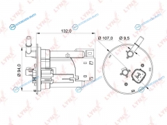 LF-957M Фильтр топливный