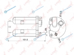 LF-1074M Фильтр топливный