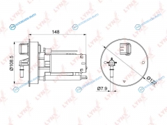 LF-1076M Фильтр топливный