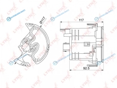 LF-1071M Фильтр топливный