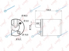 LF-962M Фильтр топливный