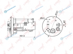 LF-1080M Фильтр топливный