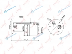 LF-982M Фильтр топливный