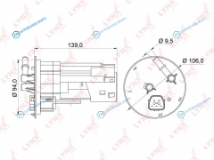 LF-541M Фильтр топливный
