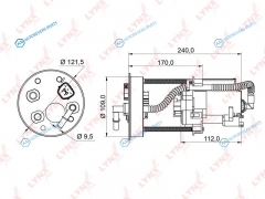 LF-953M Фильтр топливный