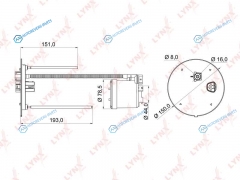 LF-984M Фильтр топливный