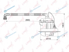 LF-1065M Фильтр топливный