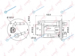 LF-956M Фильтр топливный