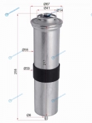 50014498 Фильтр топливный BMW 3-SERIES E90 05-X1 E84 09-X3 F25 10-